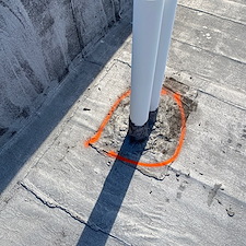 Common-Cause-of-Flat-Roof-Leaks-Cracked-Penetrations 3