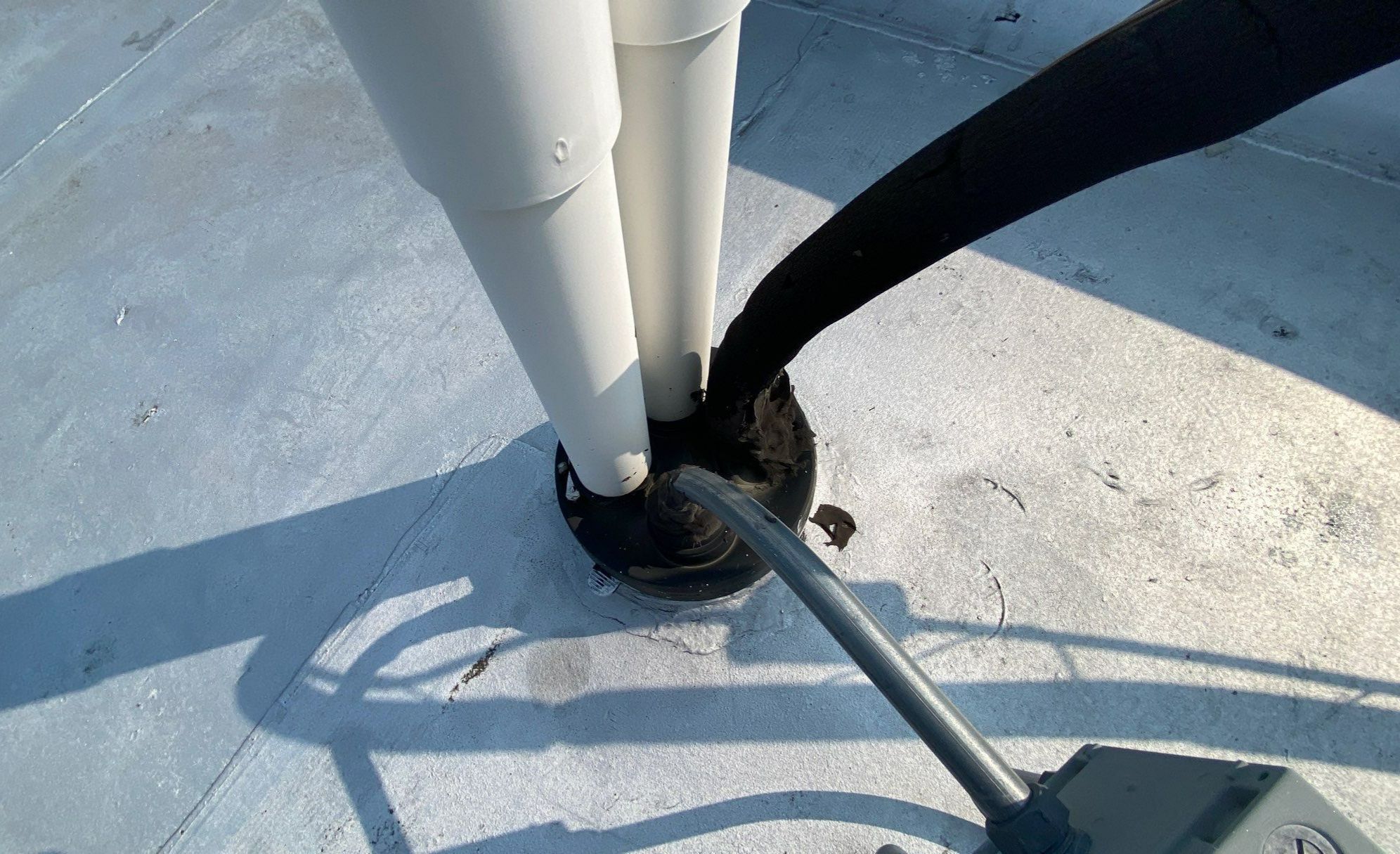 Fix Damaged Rubber Portals Around Line Sets on a Flat Roof in Glenview