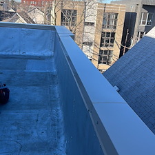 Fix-Leaks-on-a-Flat-Roof-Caused-by-Old-Damaged-Metal-Coping-Anchor-Point-Roofing-Solutions 0