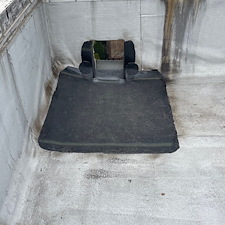 Flat-Roof-Leak-in-Chicago-Due-to-Membrane-Pulling-Away-from-Drain-or-Scupper 2