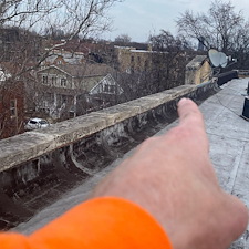 Flat-Roof-Leaks-in-Chicago-Address-Loose-Membrane-Issues-on-Wall-Flashing-Today 4