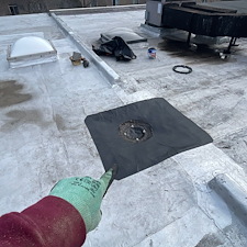 Leaking-Roof-Drain-Repair-on-a-Flat-Roof-in-Chicago-Fast-Reliable-Fix 2