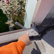 Low-Slope-Roof-Repair-Fixing-Membrane-Pulling-Away-from-Gravel-Stop-Anchor-Point-Roofing 4