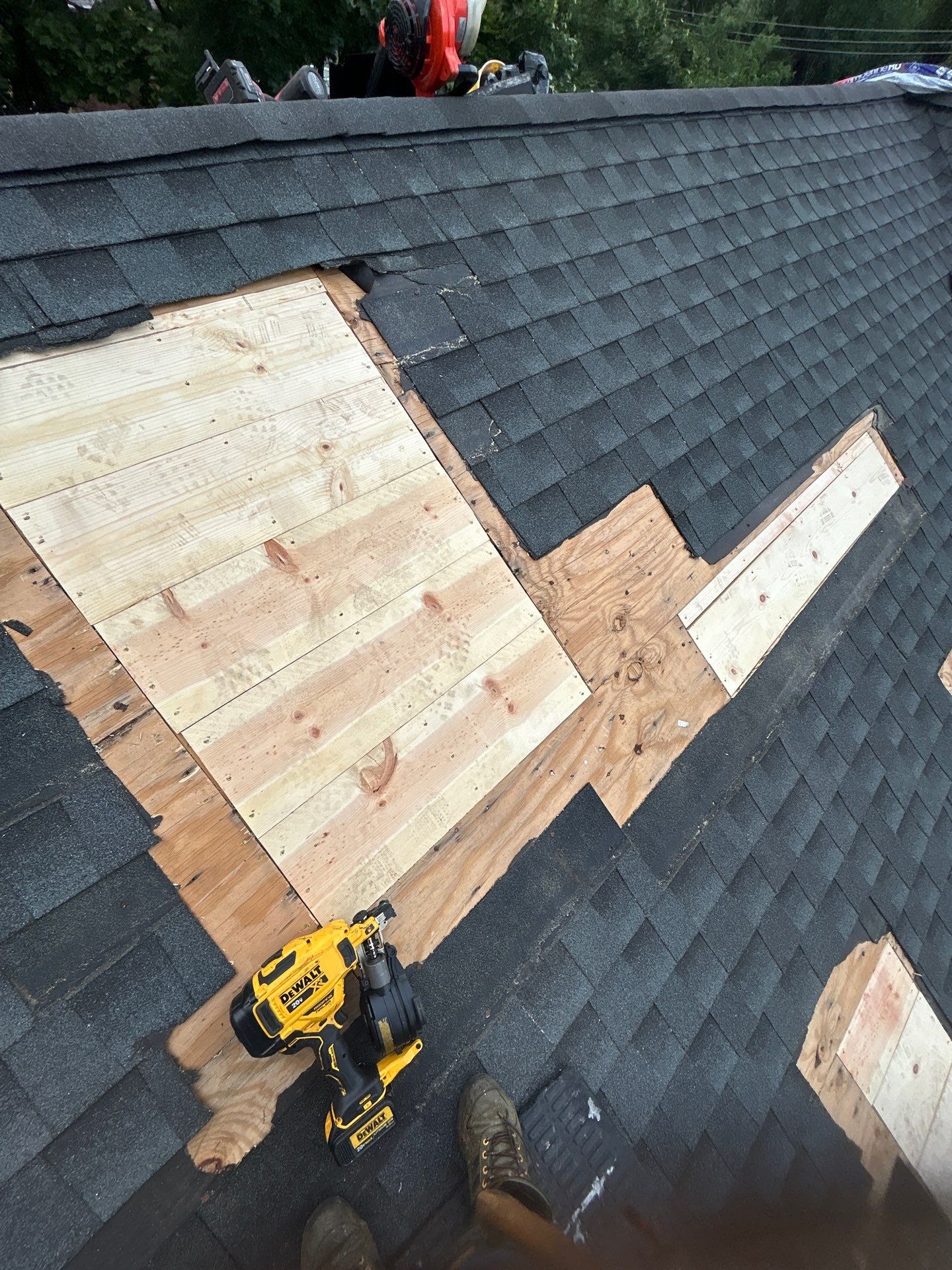 Plywood Seam Roof Repair | Anchor Point Roofing