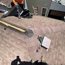 Repairing-Damaged-Ridge-Shingles-in-Chicago 3