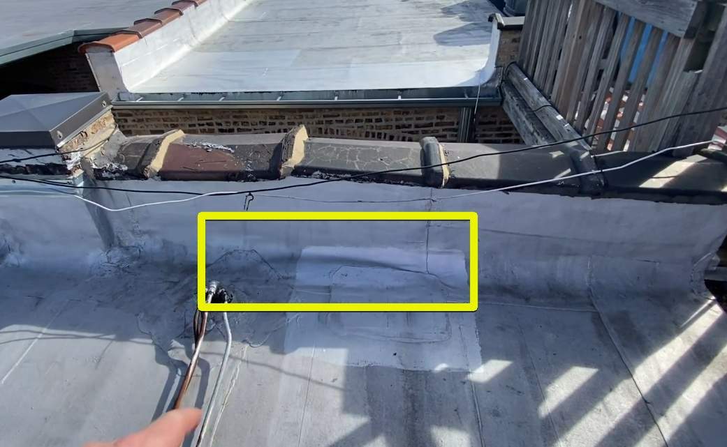 Water Trapped Under Flat Roof Membrane in Chicago – What Homeowners Need to Know
