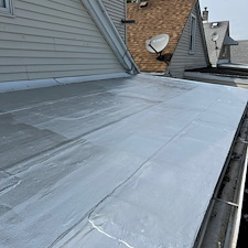 Wilmette-Flat-Roof-Leak-Is-the-Membrane-Pulling-Away 1